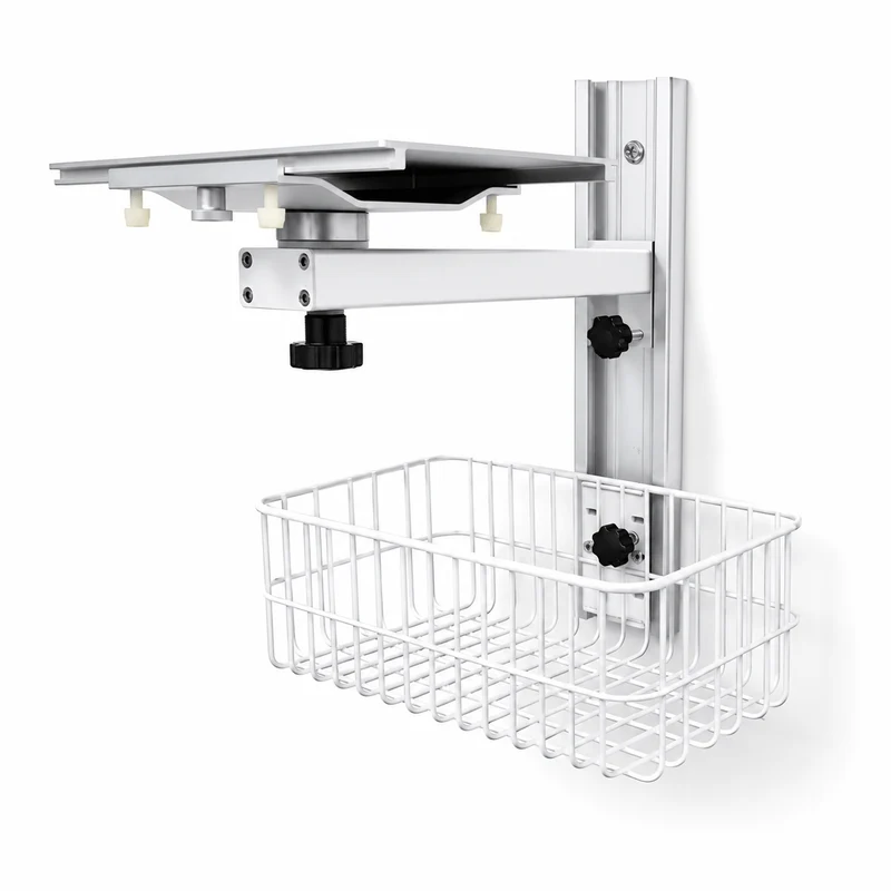 Support mural pour moniteur patient avec imprimante