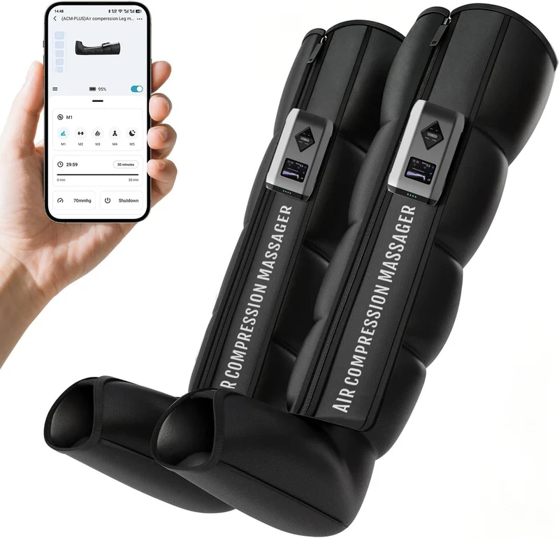Bottes de compression sans fil avec application