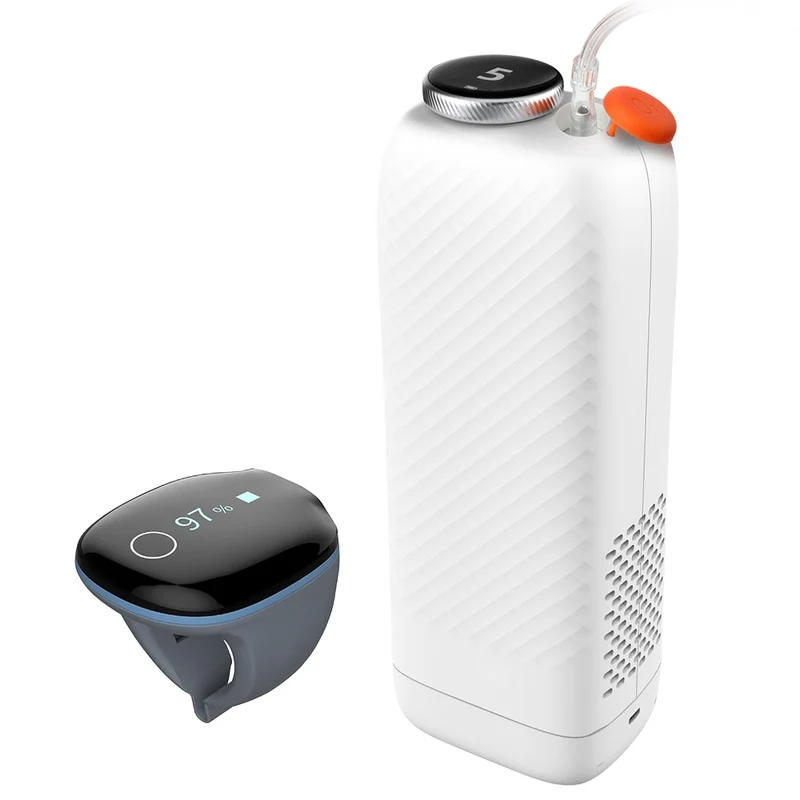 Concentrateur d'oxygène portable + anneau d'oxygène