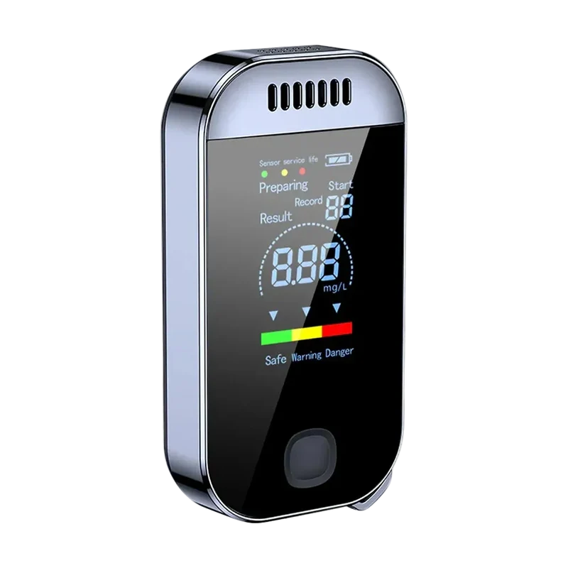 Éthylotest PRO Porte-Clés avec Écran LCD et Alarme Sonore