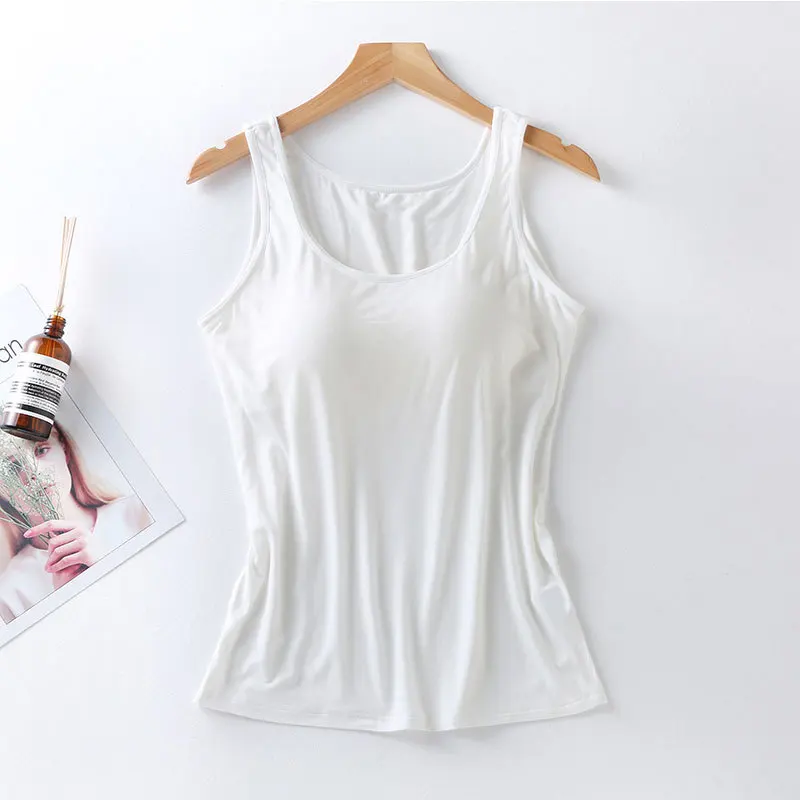 Débardeur Femme avec Soutien-Gorge Intégré - Coupe Ajustée, Confort au Quotidien