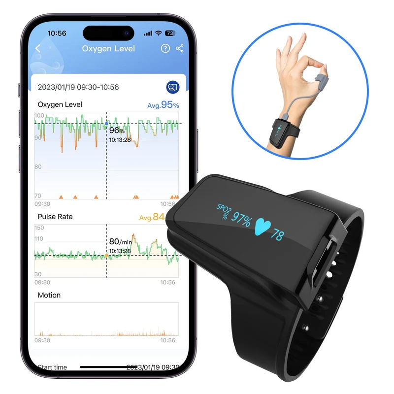 Moniteur d'oxygène au poignet Checkme™ O2
