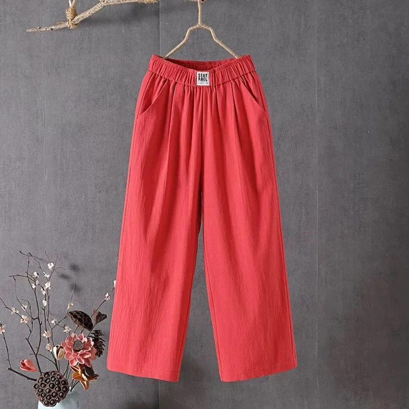 Pantalon ample femme