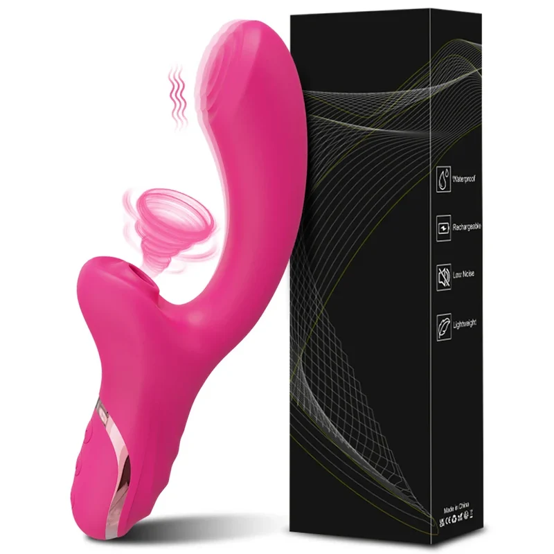 Euphoria - Stimulateur Féminin 3-en-1 avec Succion, Vibration et Stimulation Ciblée