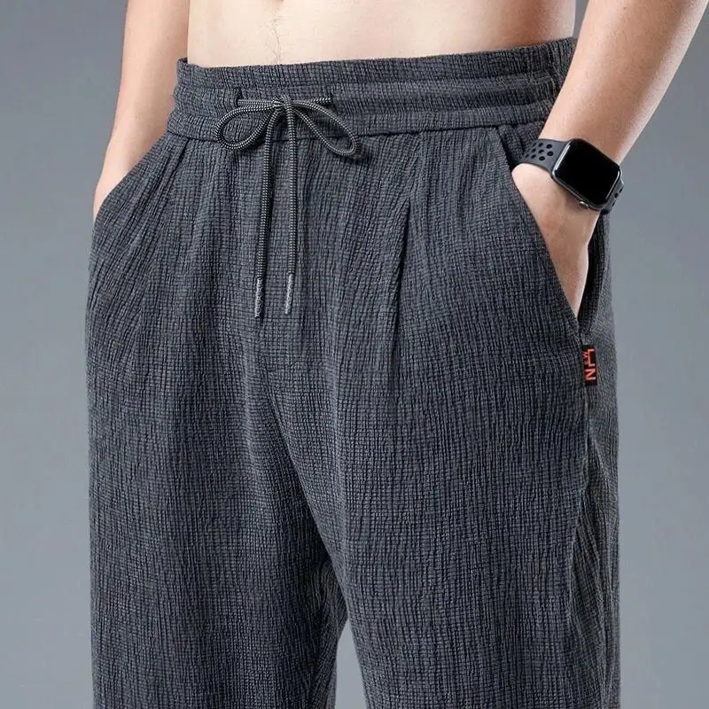Pantalon Homme Été - Lin & Soie Glacée