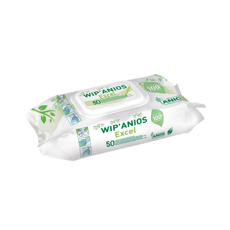 Lingettes désinfectantes WIP'ANIOS Excel pour surfaces et dispositifs médicaux