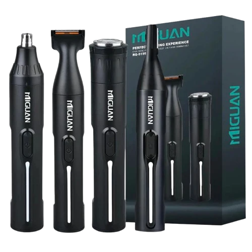 Tondeuse 4 en 1 Rechargeable – Nez, Barbe, Sourcils