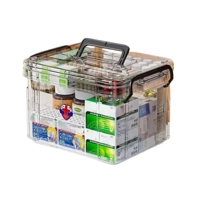 Boîte de Rangement pour Médicaments à 2 Étages
