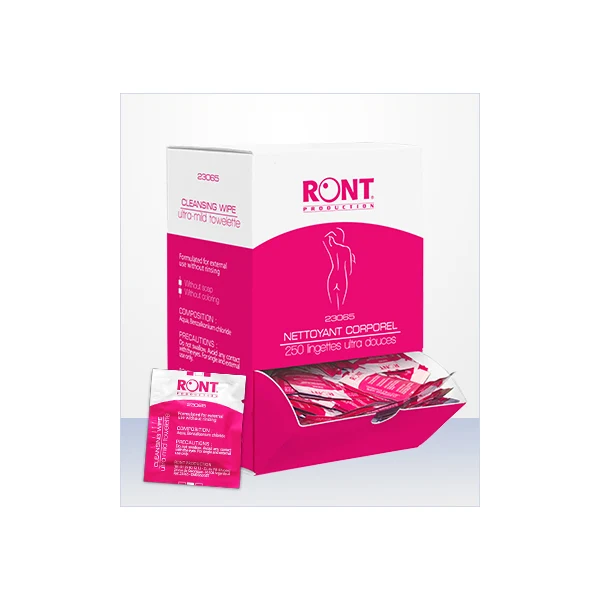 Lingettes nettoyantes corporelles RONT