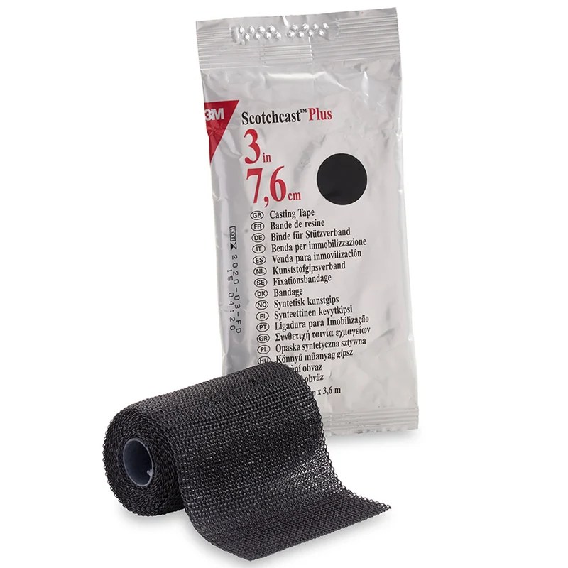 3M™ Scotchcast™ Plus Casting Tape 3" x 12', Black