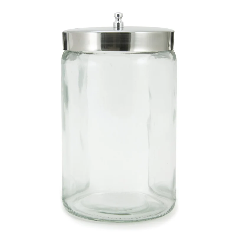 Sundry Jar Glass Clear, Unlabled
