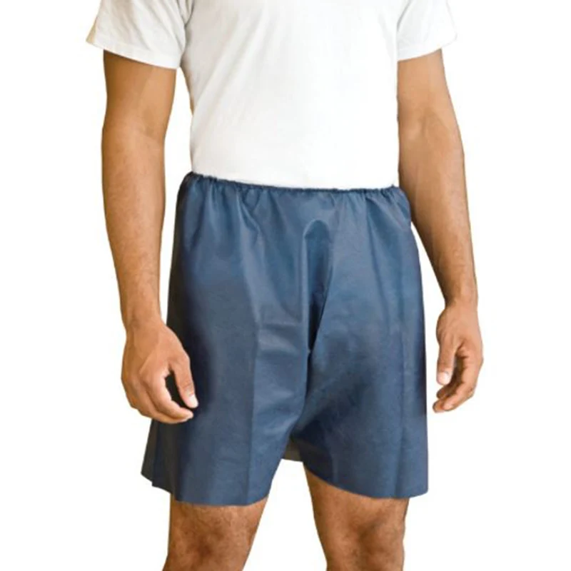 MediShorts Disposable Adult Exam Shorts, Small / Medium, Navy Blue