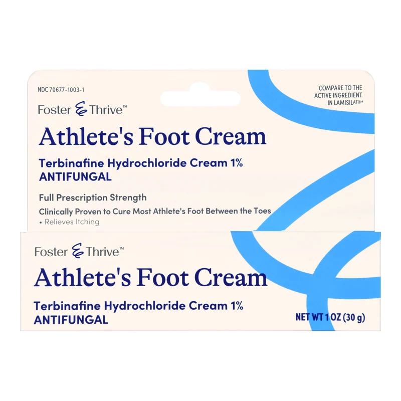 Foster & Thrive Antifungal Cream 1% Terbinafine HCl 1 oz Tube