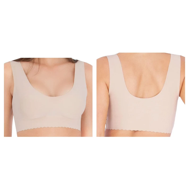 Caden Belly Bandit® Anti Bra, Scoop Neck, Large, Nude