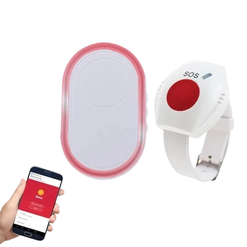 Bouton d'appel d'urgence pour personne âgée - Sans fil