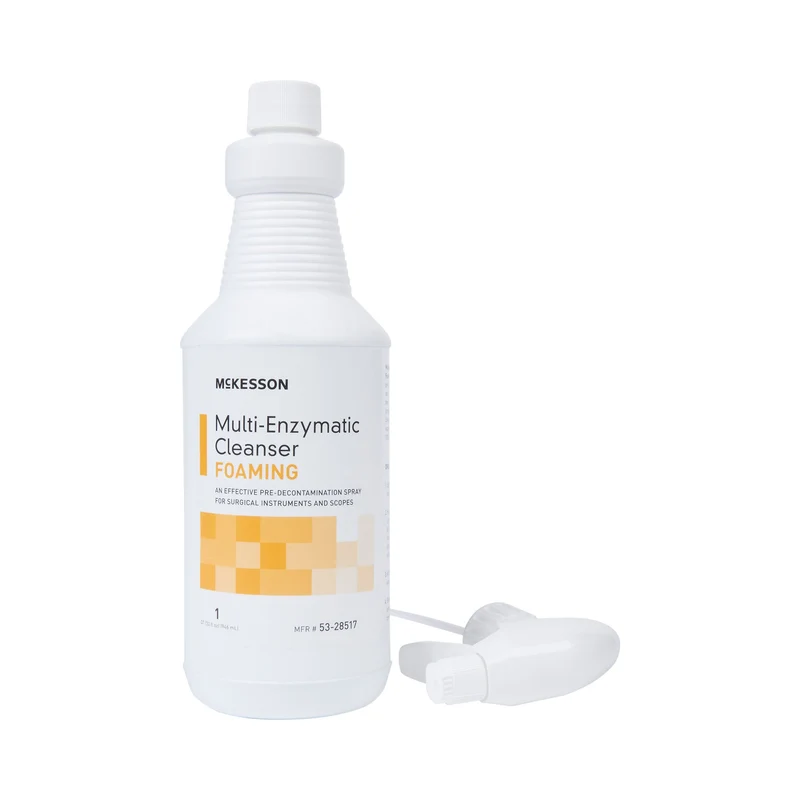 McKesson Multi-Enzymatic Instrument Detergent - Foaming, Ready to Use, 32oz