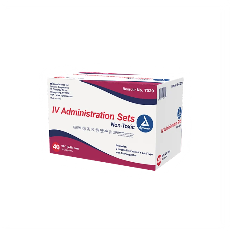 Dynarex IV Administration Set - 10 Drops/mL 98"
