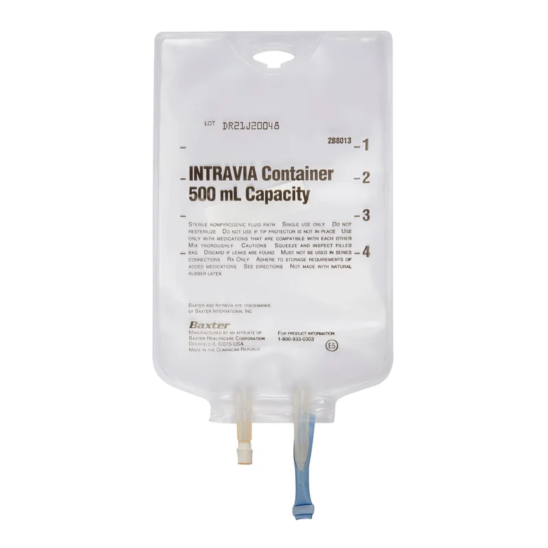 Intravia® Medication Delivery Bag, Empty, 500 mL Gravity / Pump