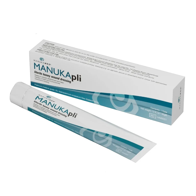 ManukaPli Sterile Honey Wound Dressing Paste, 1.5 oz Tube
