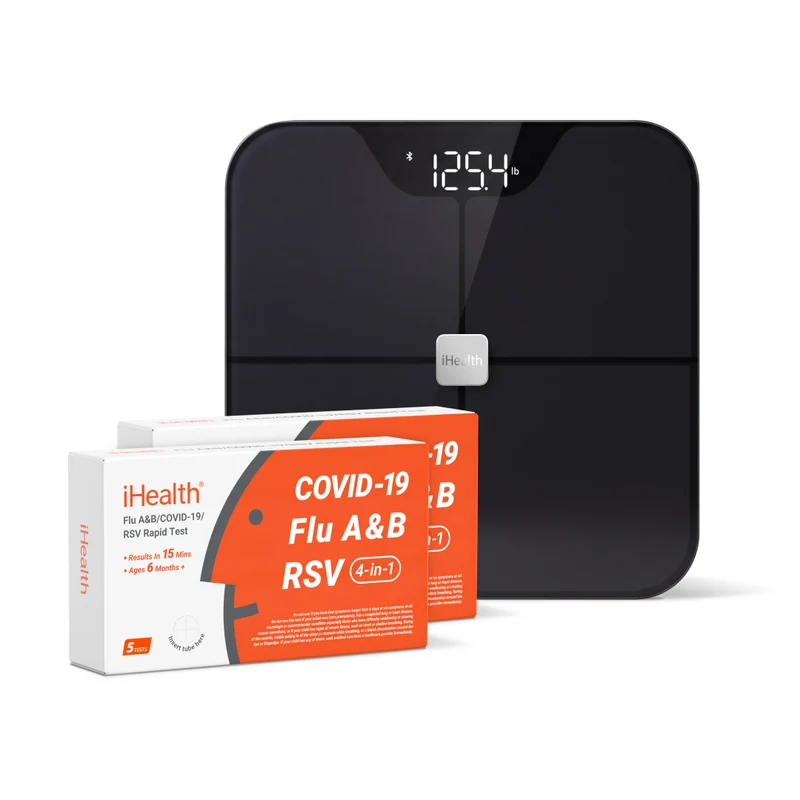 4-in-1 Family Pack (10 Tests) and Nexus Pro Smart Scale Bundle