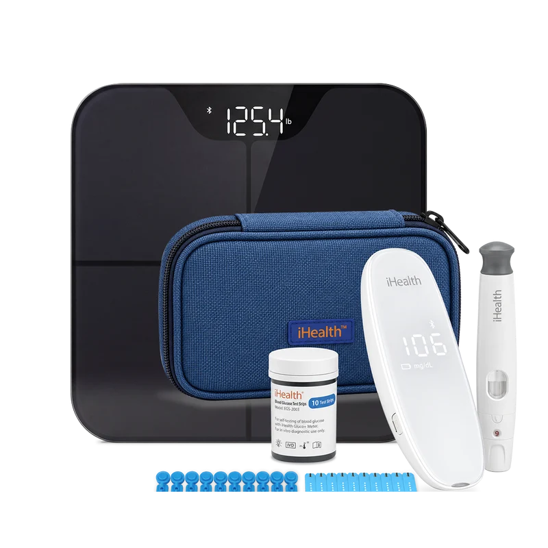 Gluco+ Smart Glucose Monitor and Nexus Pro Smart Scale Bundle