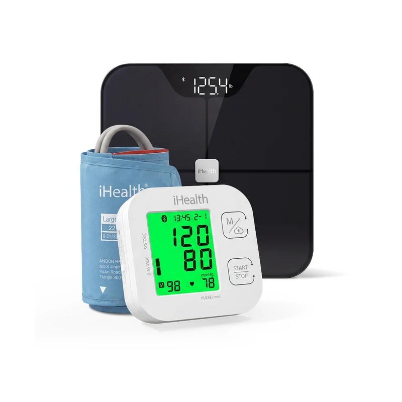 Track Blood Pressure Monitor and Nexus Pro Smart Scale Bundle