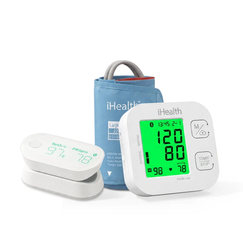 Track Blood Pressure Monitor and Air Pulse Oximeters Bundle