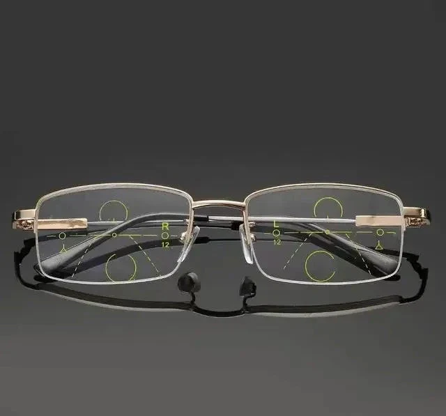 Lunettes mixtes progressives à branches flexibles