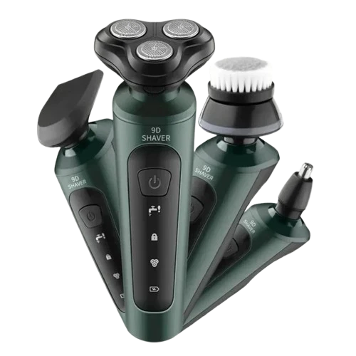 Rasoir XIAOMI 4 en 1 Électrique pour hommes - Rase, Nettoie, Tond, Nez & Oreilles