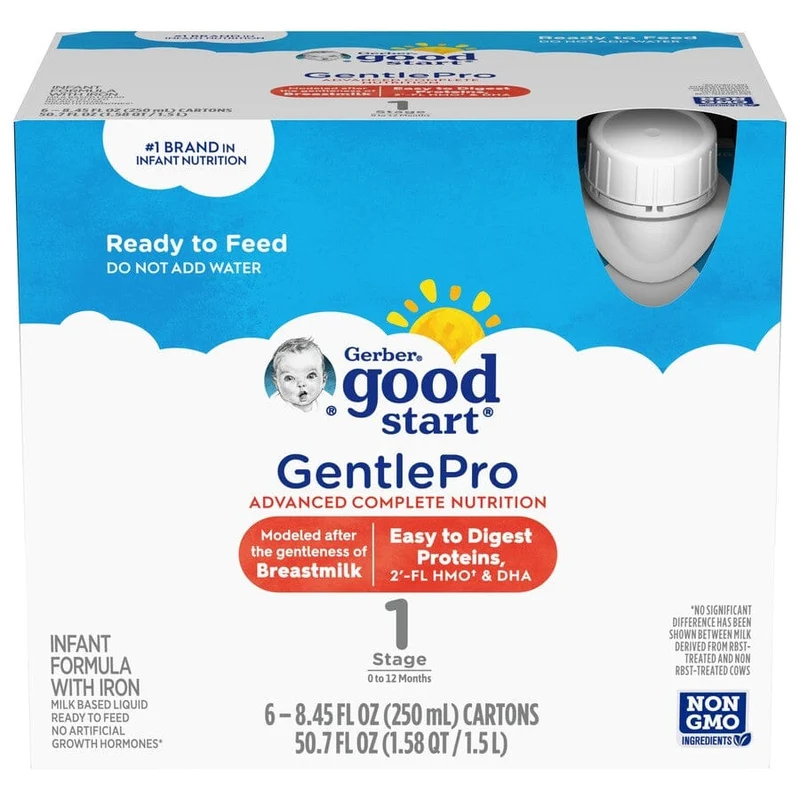 Gerber Good Start GentlePro Ready-to-Feed, Tetra Pack, 8.45 fl oz