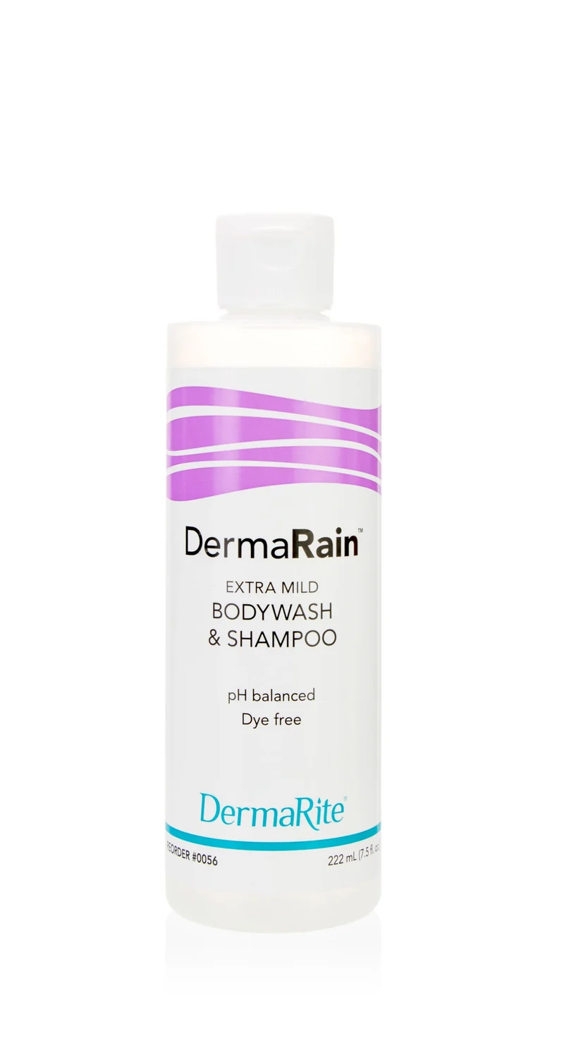 DermaRain Extra Mild Body Wash & Shampoo, 7.5 oz.