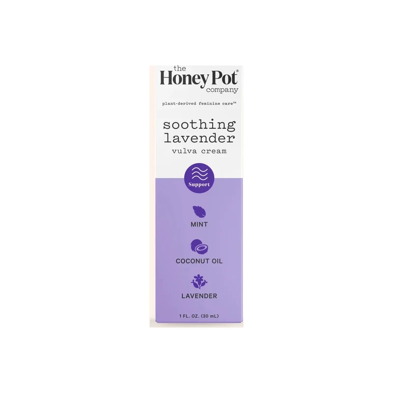 The Honey Pot Company Herbal Lavender Vulva Cream, 1 oz
