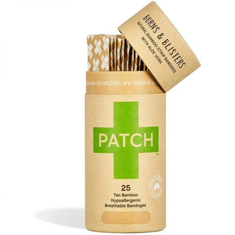Nutricare PATCH Adhesive Bandage, Aloe Vera/Bamboo, 25 Counts