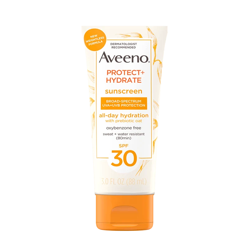 Aveeno Protect + Hydrate Sunscreen Lotion, SPF 30, 3 oz