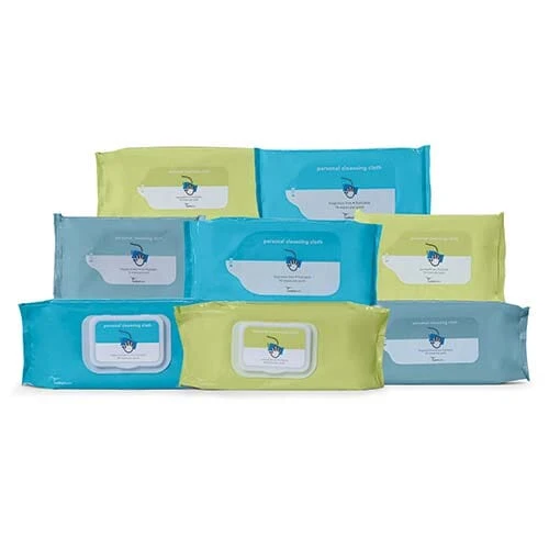 Cardinal Health™ Personal Cleansing Cloth, Scented, Non-Flushable
