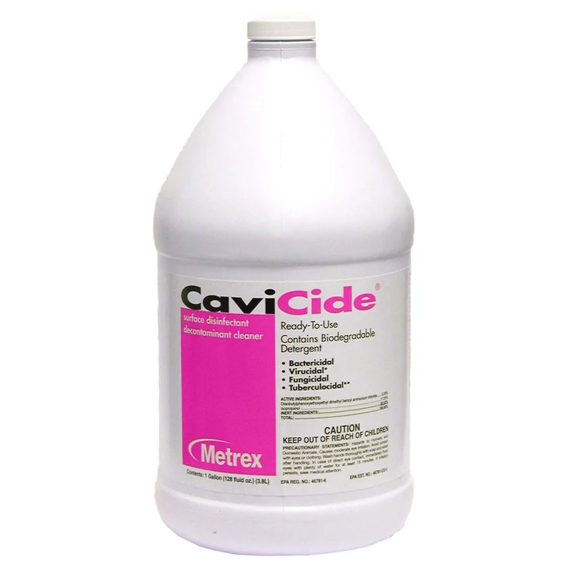 meterx CaviCide® Surface Disinfectant/Decontaminant Cleaner, 1 Gallon, Clear