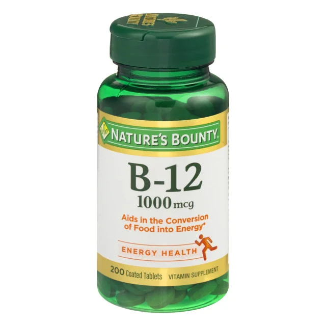Nature's Bounty B-12, 1000mcg, 200 ct