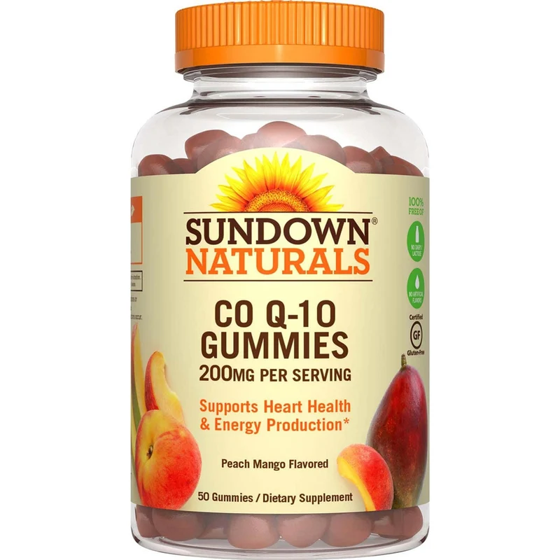 Sundown Naturals Co Q-10 Gummies, 200mg, 50 ct