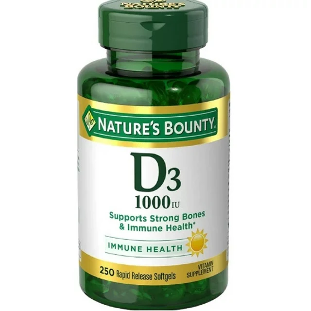 Nature's Bounty Vitamin D, 1000IU, 250 ct