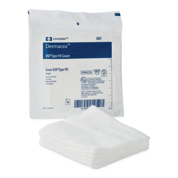 Kendall Dermacea™ Sterile Non-Woven Sponge, 4-Ply, 2s, 3" x 3"