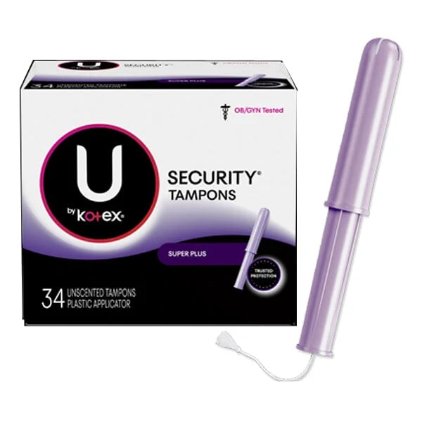 Kimberly Clark U by Kotex® Security® Premium Sanitary Tampon, Super Plus