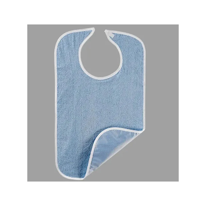 Salk Adult Bib with Velcro, White, 15" x 30"