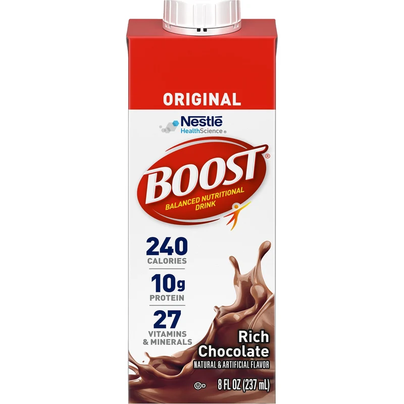 BOOST, Rich Chocolate, 8 fl oz. Carton