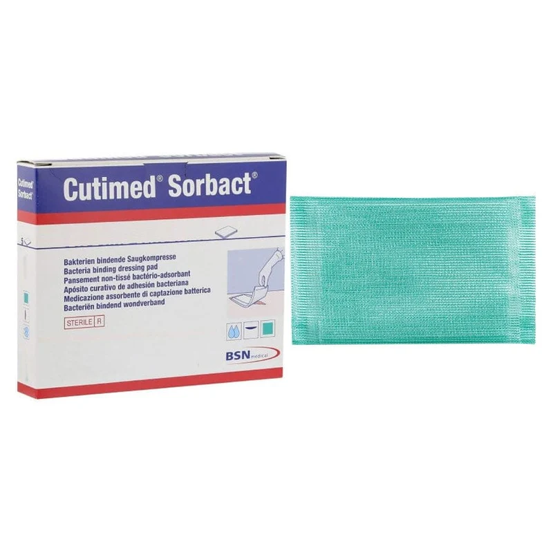 BSN Jobst® Cutimed® Sorbact® Impregnated Gauze Dressing, Rectangle, 2-3/4'' x 3-1/2''