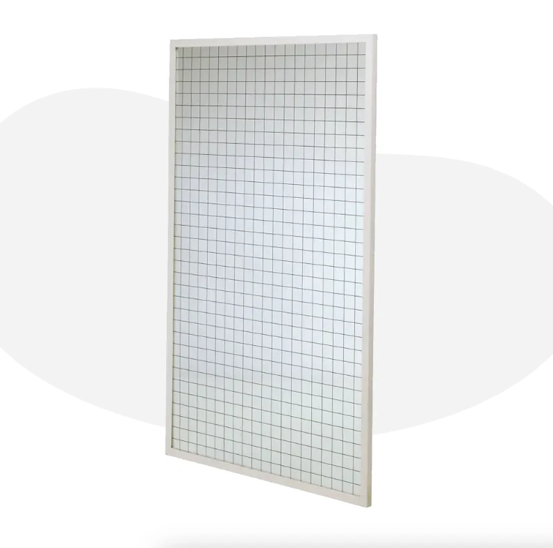 Miroir mural - avec ou sans quadrillage