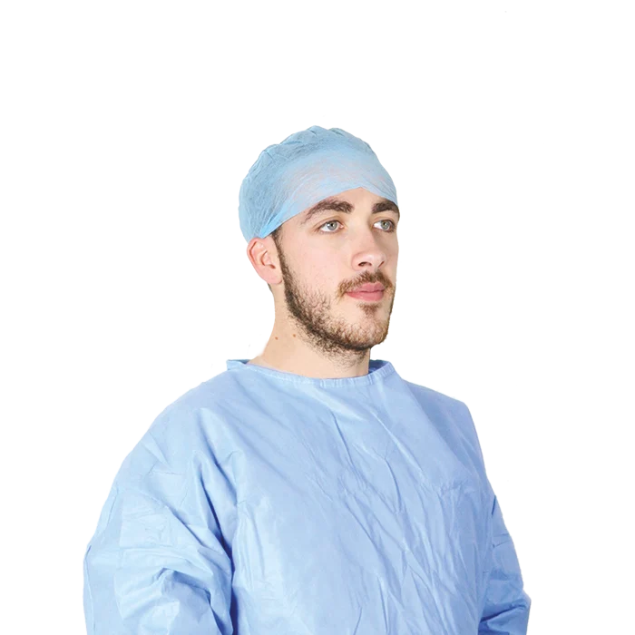 Bonnet de chirurgien 25g/m2 - Bleu - Sachet de 100