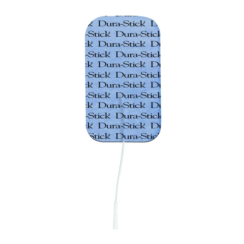 Electrodes autocollantes repositionnables à fil Dura-Stick® Plus (filaments acier-gel) 50 x 90 mm (x4)