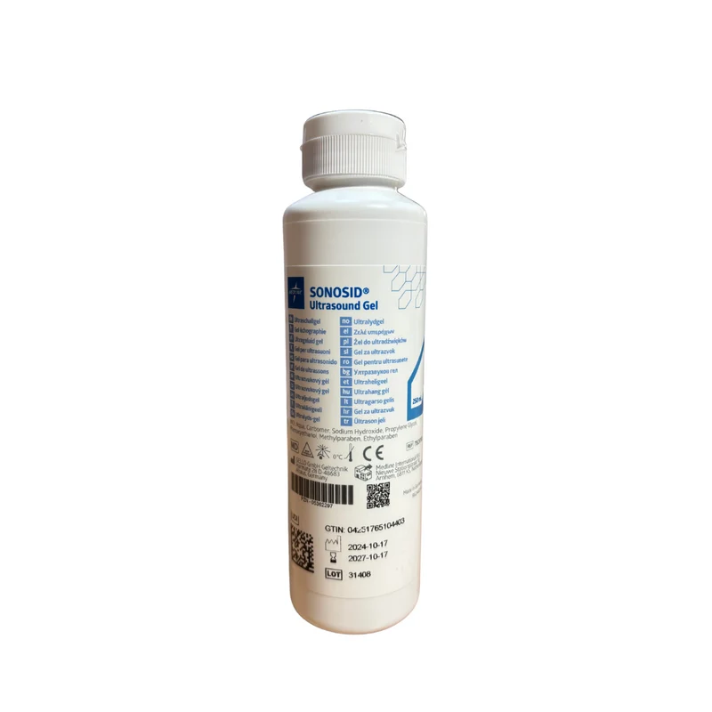 Gel d'échographie transparent SONOSID® 250mL