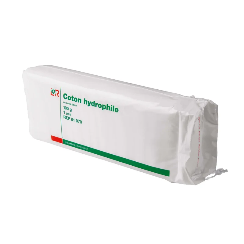 Coton Hydrophile Sachet accordéon de 100g