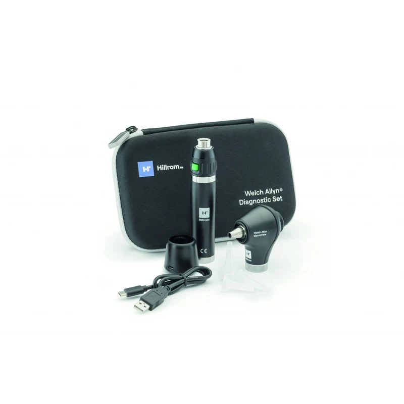 Pack Otoscope MacroView 2 LED avec manche Lithium USB rechargeable